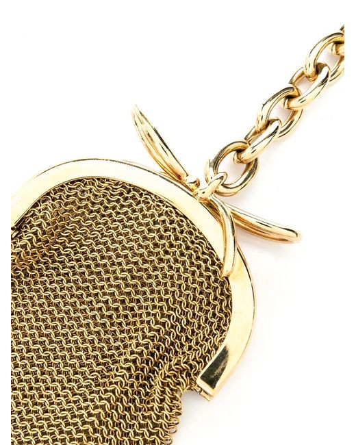 Balenciaga Metallic Purse Bracelet