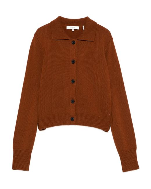Cardigan À Boutonnière FRAME en coloris Brown