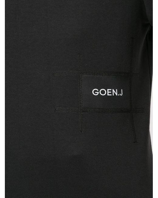 Goen.J Black Logo Patch T-Shirt
