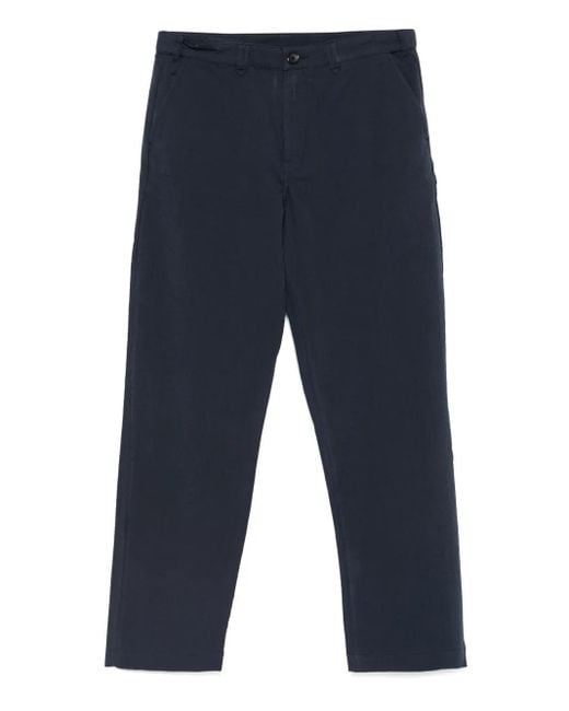 Paul Smith Blue Textured Trousers for men