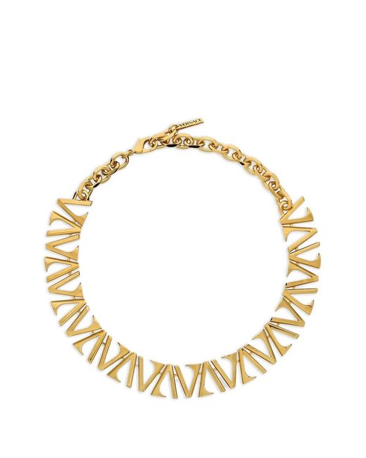 Versace Metallic Logo-Chain Necklace