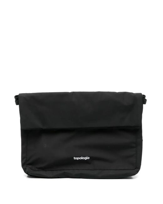 Topologie Black Medium Musette Clutch Bag