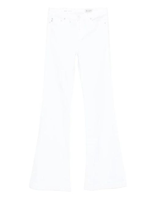 AG Jeans White Jeans mit ausgestelltem Bein