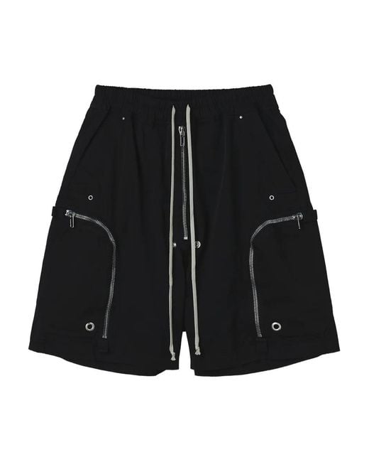 Rick Owens Cargo-Shorts Mit Kordelzug in Black für Herren