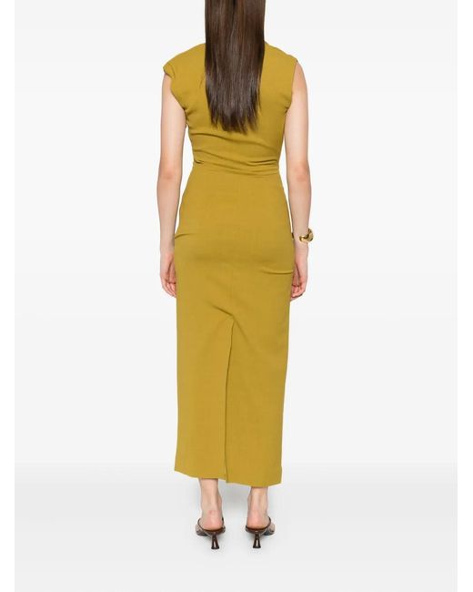 TOVE Yellow Babette Maxi Dress