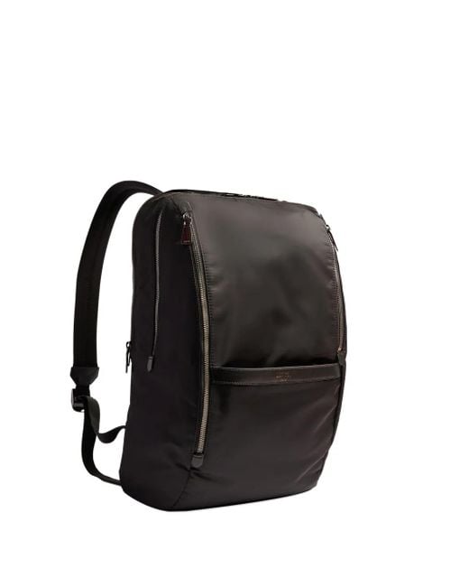 Lancel Logo-Patch Backpack in Black for Men | Lyst