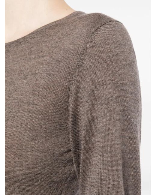 N.Peal Cashmere Brown Eden T-Shirt