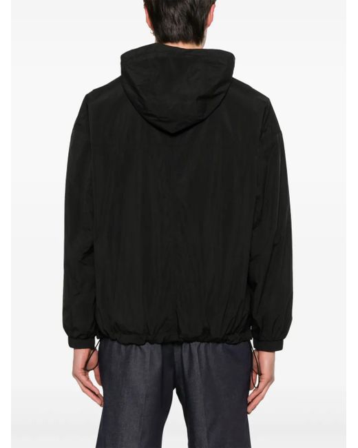 メンズ HUGO フーデッド ジャケット Black