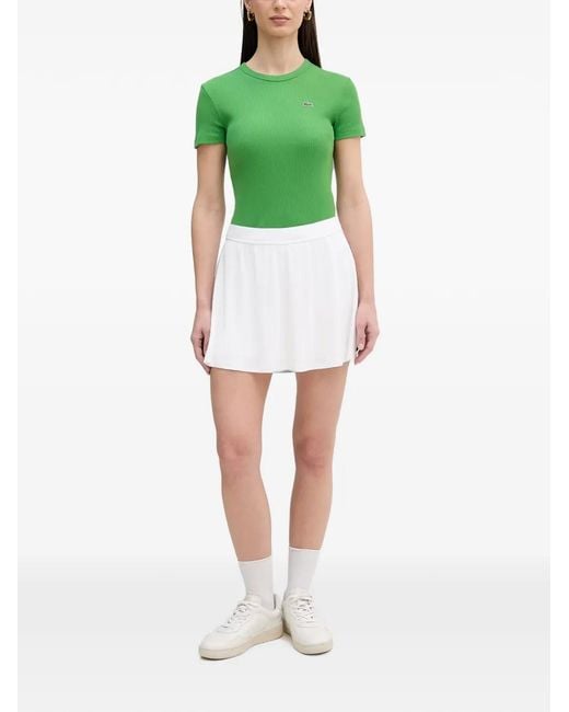 Lacoste Green Logo-Patch T-Shirt