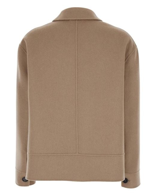 Max Mara Brown Button Pocket Jacket