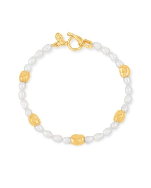 Pulsera Pebble Dower & Hall de color Metallic