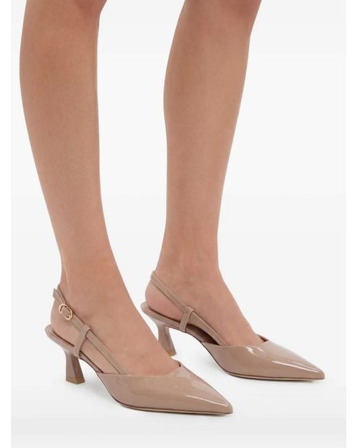 Stuart Weitzman Pink Vinnie 50 Slingback Pumps For