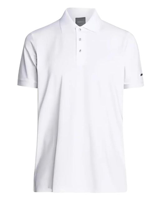 Peak Performance White Short-Sleeve Polo Shirt for men