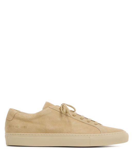 Common Projects Natural Original Achilles Low Suede Sneakers for men