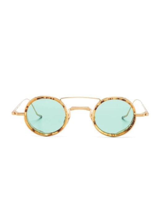 Jacques Marie Mage Blue Ringo Round-Frame Sunglasses