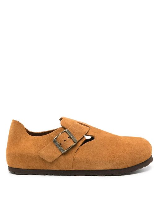 Birkenstock Brown London Suede Loafers