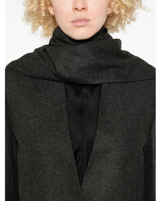 Totême  Blazer Met Cape En Enkele Knoop in het Black