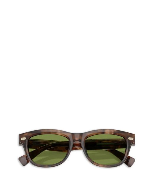 Brunello Cucinelli Green Stanley J. Sunglasses for men