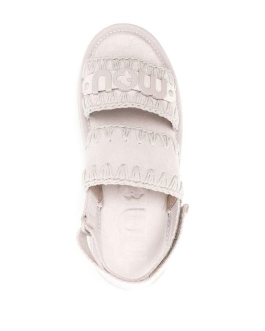 Sandales à plateforme Mou en coloris White