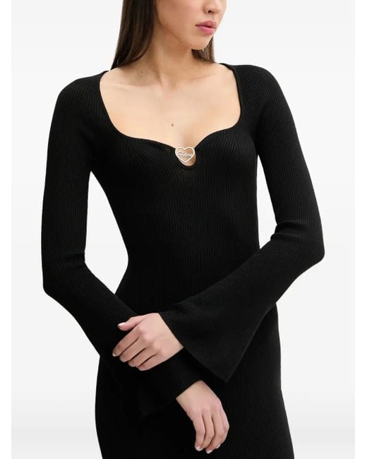 From Future Black Heart-Detail Dress