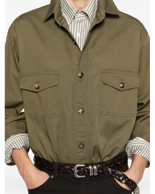 Saint Laurent Green Light Jackets for men