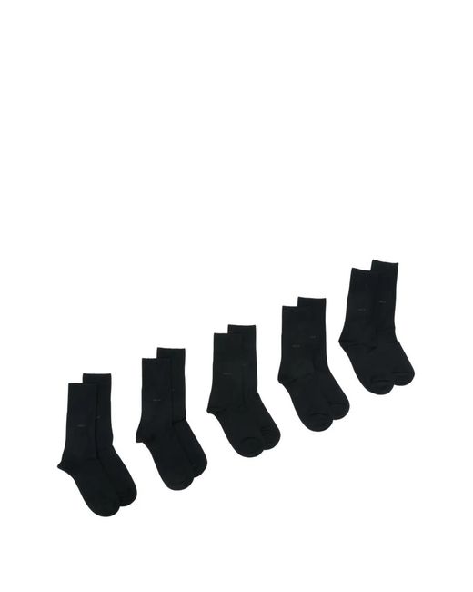 CDLP White Lot De Cinq Paires De Chaussettes À Logo Imprimé for men