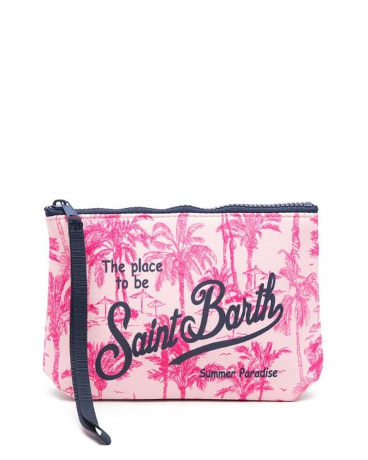 Mc2 Saint Barth Pink Aline Saint Beach Wash Bag