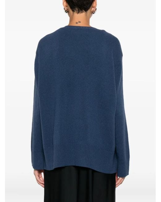 Be You Kasjmier Trui Met Split in het Blue