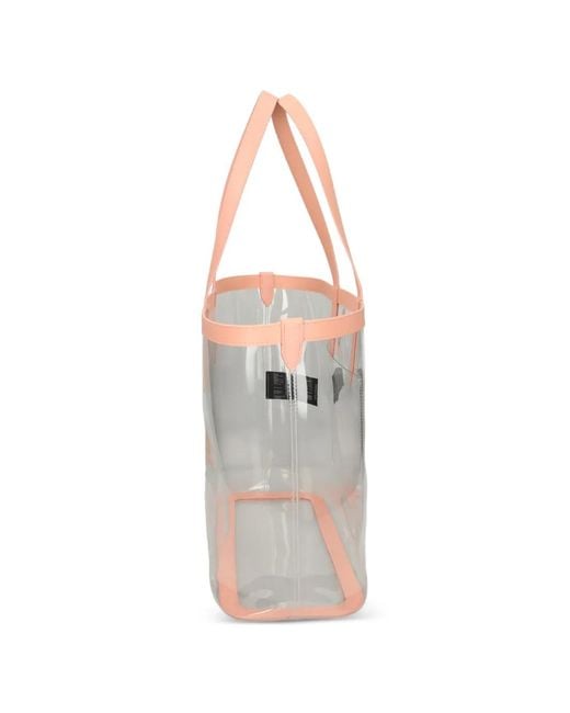 Lacoste White Anna Tote Bag