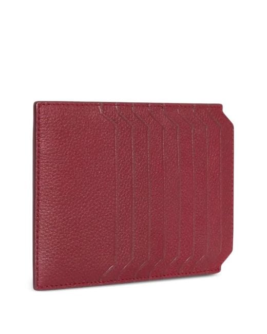 Santoni Red Cardholder Wallet