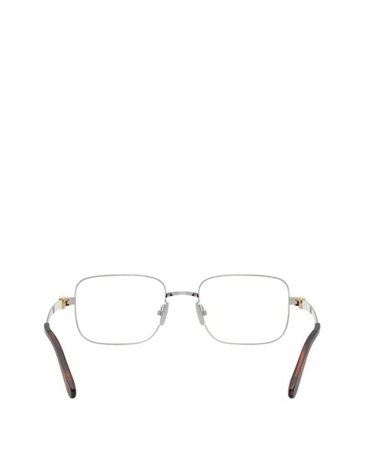 Miu Miu White Square-Frame Glasses