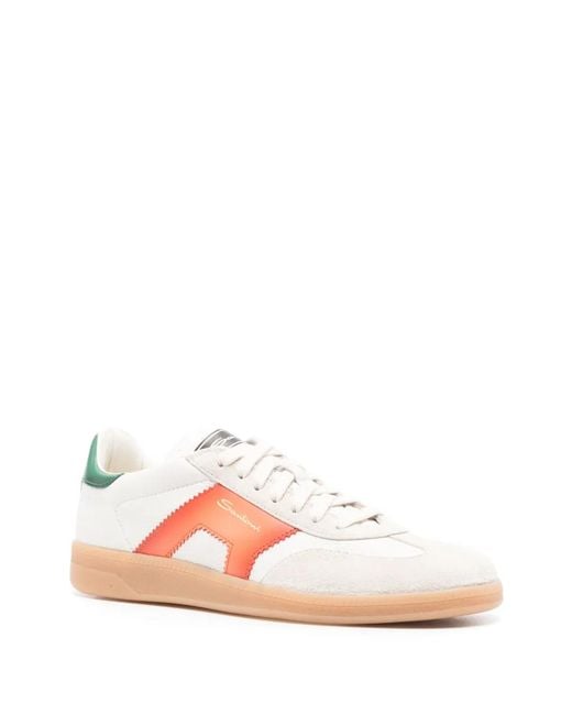 Santoni Pink Dbs Oly Sneakers
