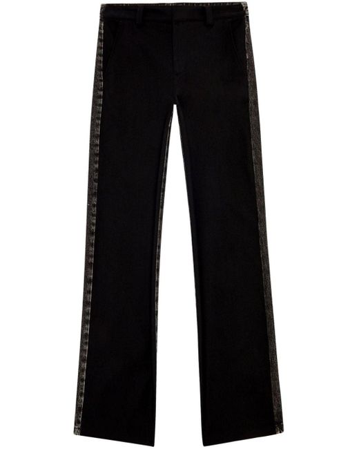 DIESEL P-Wire Hose mit Jeanseinsätzen in Black für Herren
