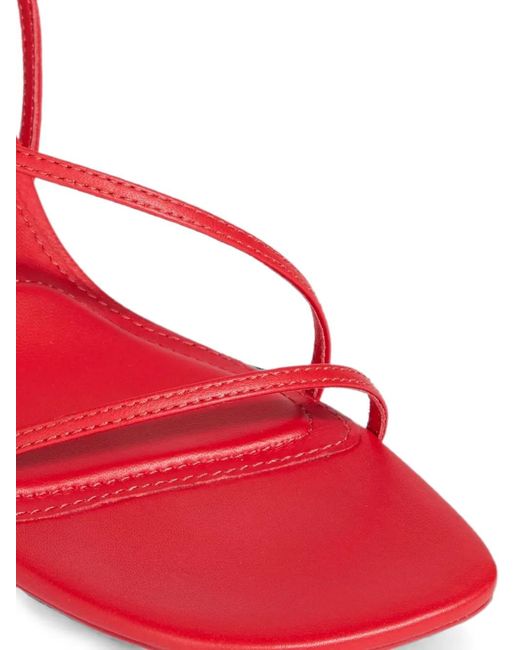 Jonathan Simkhai Red Shadow Strappy Sandals