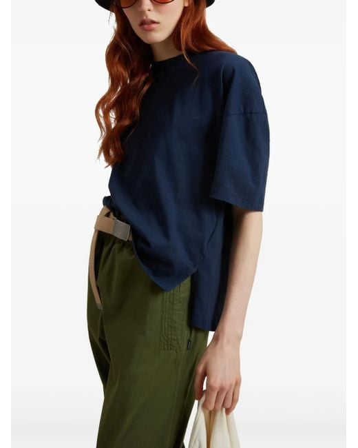 Woolrich Blue Cotton T-Shirt