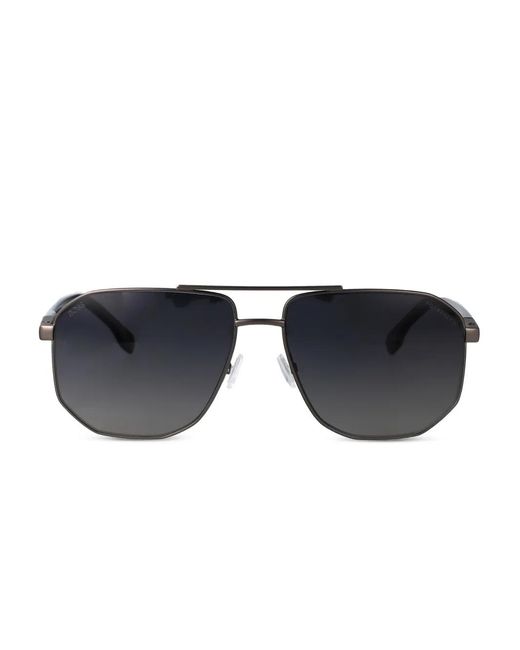 Boss Blue Pilot-Frame Sunglasses for men