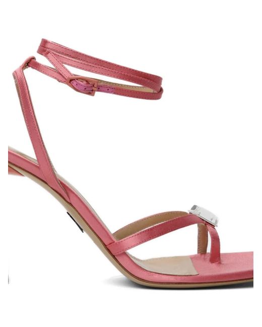 Paul Andrew Pink Cube Toe-Ring 95Mm Sandals