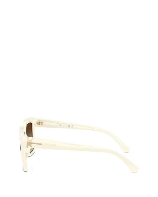 Vogue Eyewear White Square-Frame Sunglasses