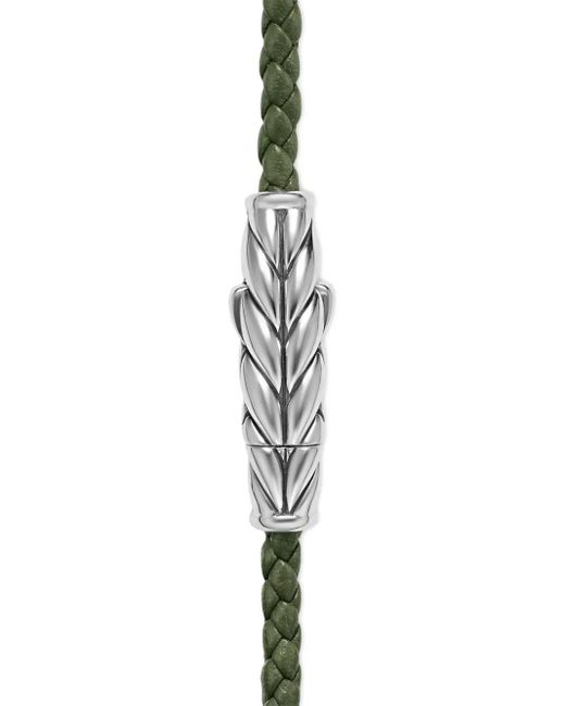 David Yurman Chevron Triple Armband Aus Sterlingsilber in Green für Herren