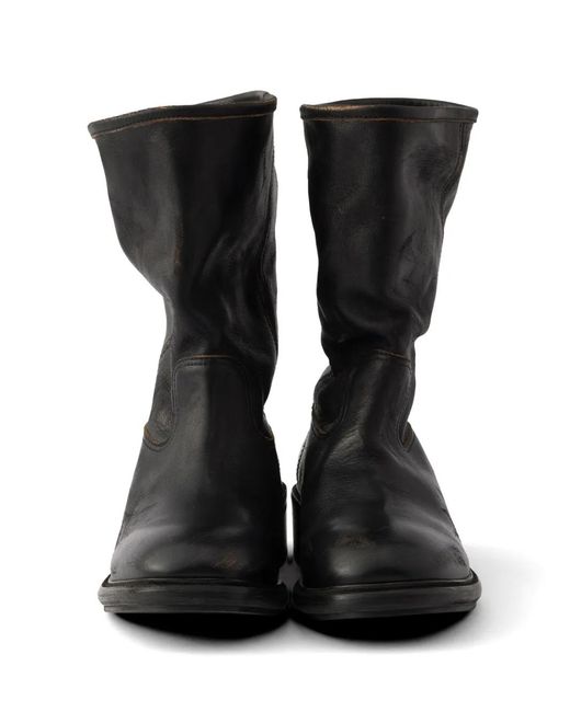 Prada Black Lederstiefel