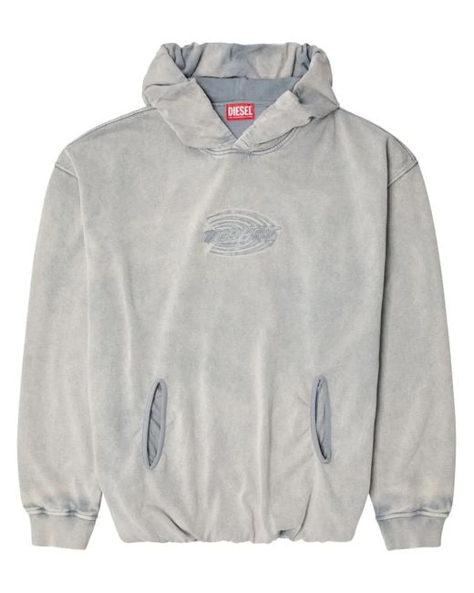 DIESEL Gray Boxstic Hoodie
