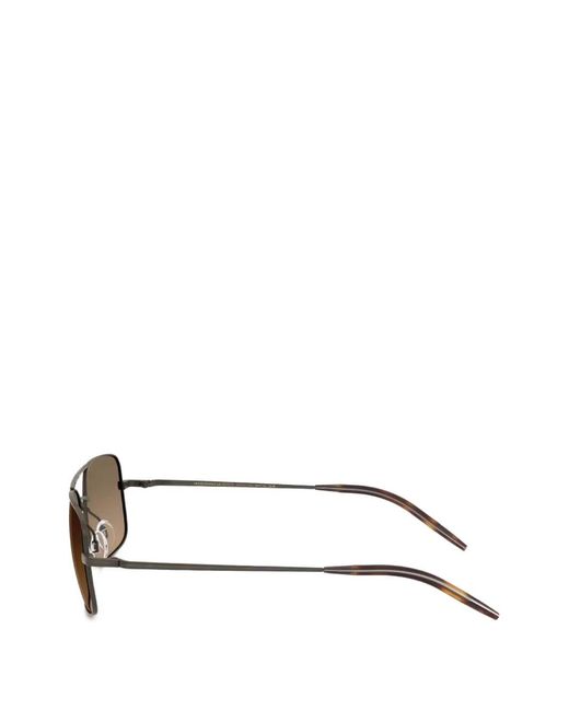 Oliver Peoples Multicolor Lunettes De Soleil Victory Ii À Monture Rectangulaire