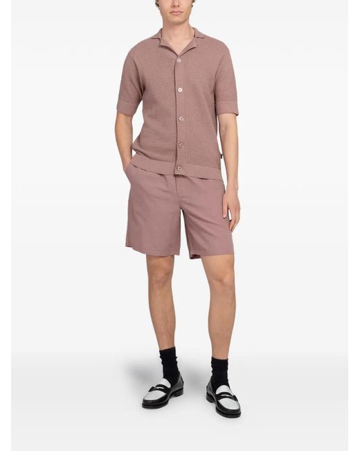 Minimum Pink Atlas Drawstring-Waist Shorts for men