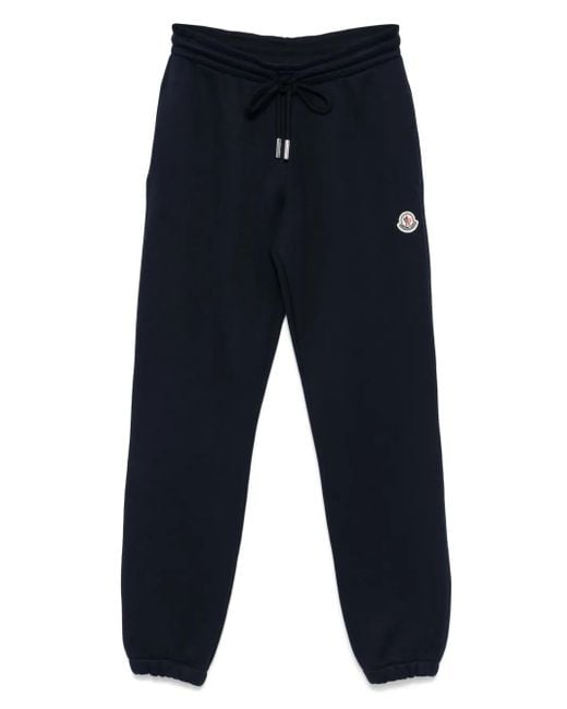 Moncler Blue Midnight Cotton Blend Joggers