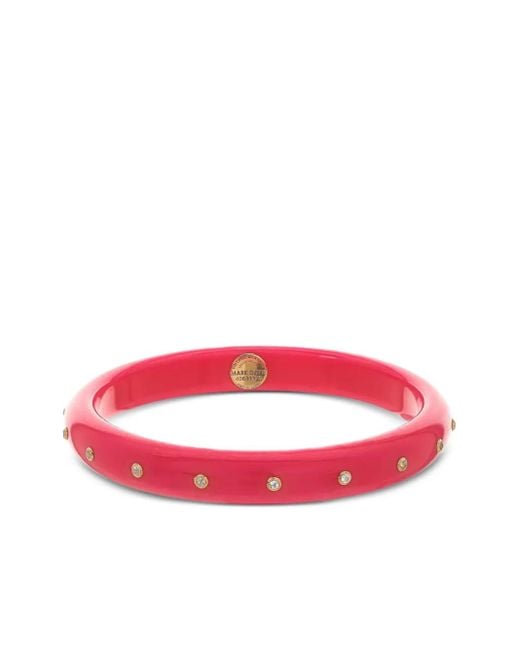 Mark Davis Red 18K Topaz Bakelite Bangle