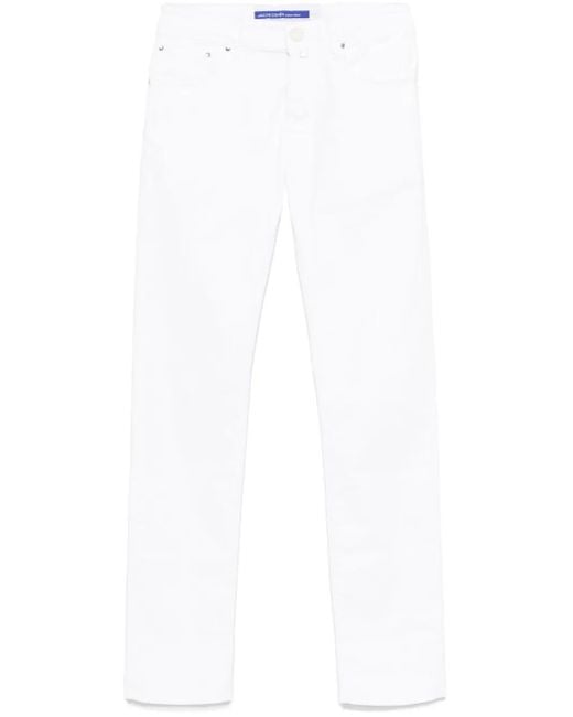 Jacob Cohen White Bard Jeans for men