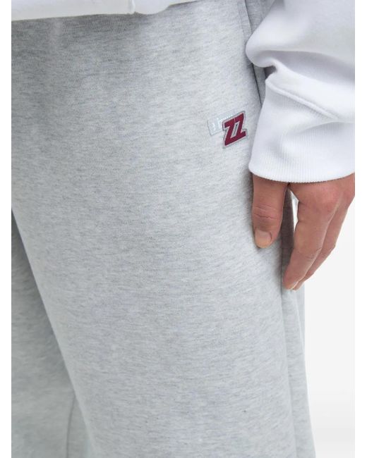 Pantalones de chándal con bajos elásticos Izzue de hombre de color Gray
