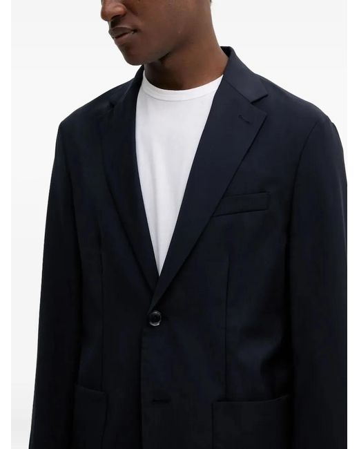 Barena Blue Single-Breasted Blazer for men