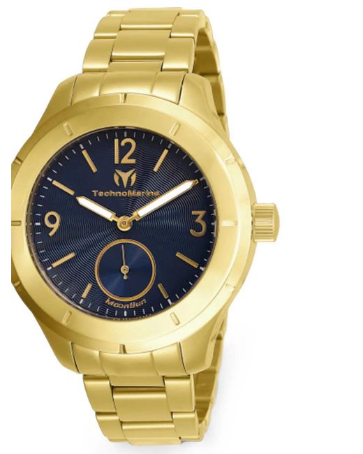 TechnoMarine Metallic Moonsun 42Mm Watch for men