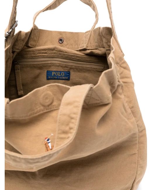 Polo Ralph Lauren Natural Embroidered Tote Bag for men